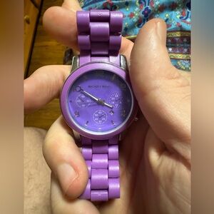 Michael Kors Purple Watch (Great Condition)